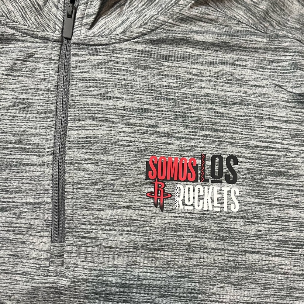Houston Rockets somos los rockets Quarter zip pullover XL - Picture 3 of 5